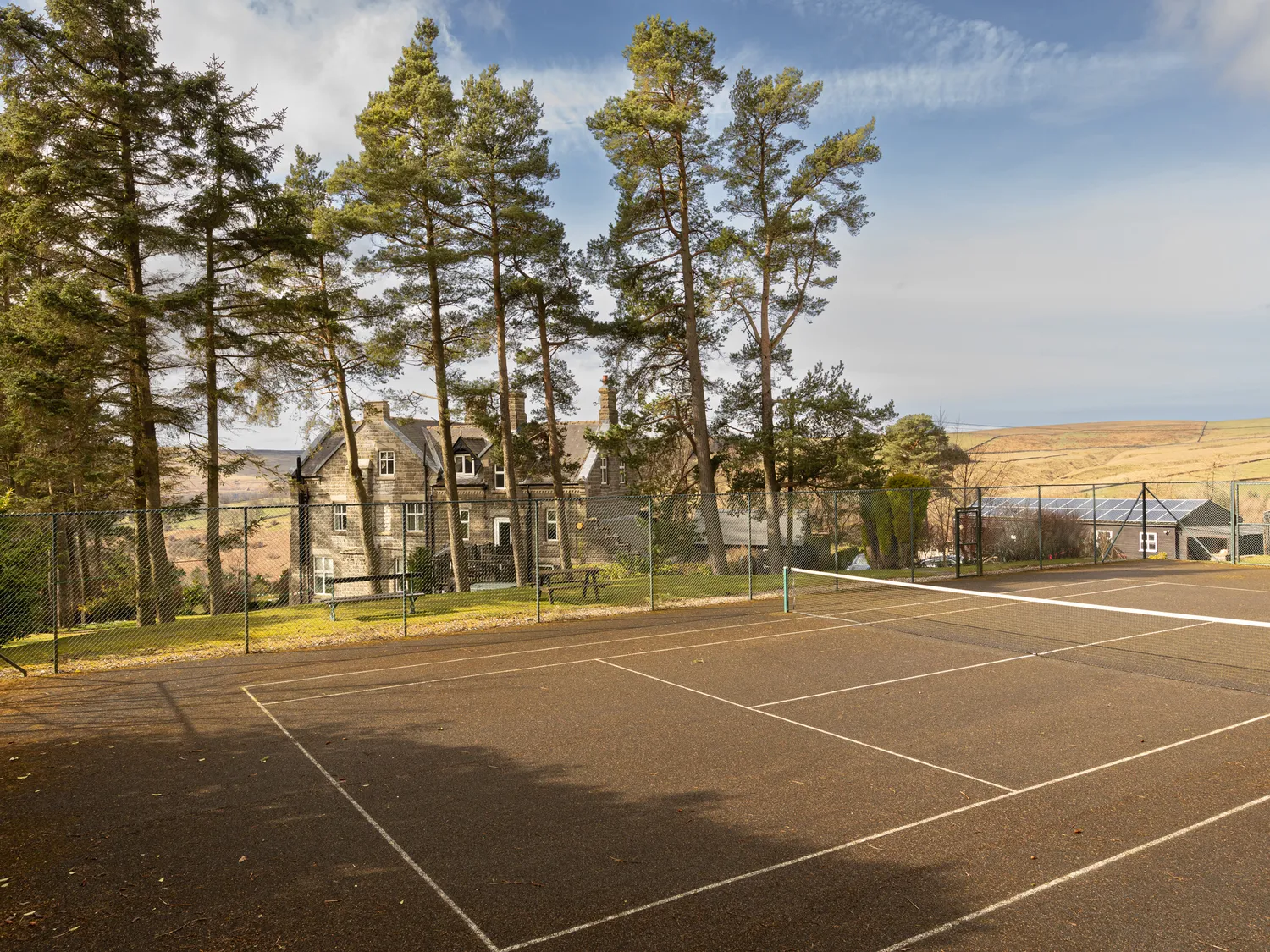 Tennis court at Heather Brae